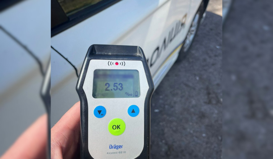 2,53 проміле за кермом: на Чернігівщині поліцейські зупинили п‘яного водія