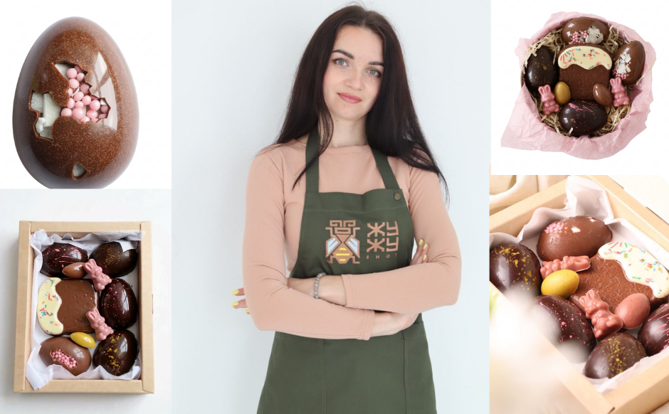 Дубайська паска, шоколадні яйця, авторські цукерки: що пропонують у Ніжині до Великодня