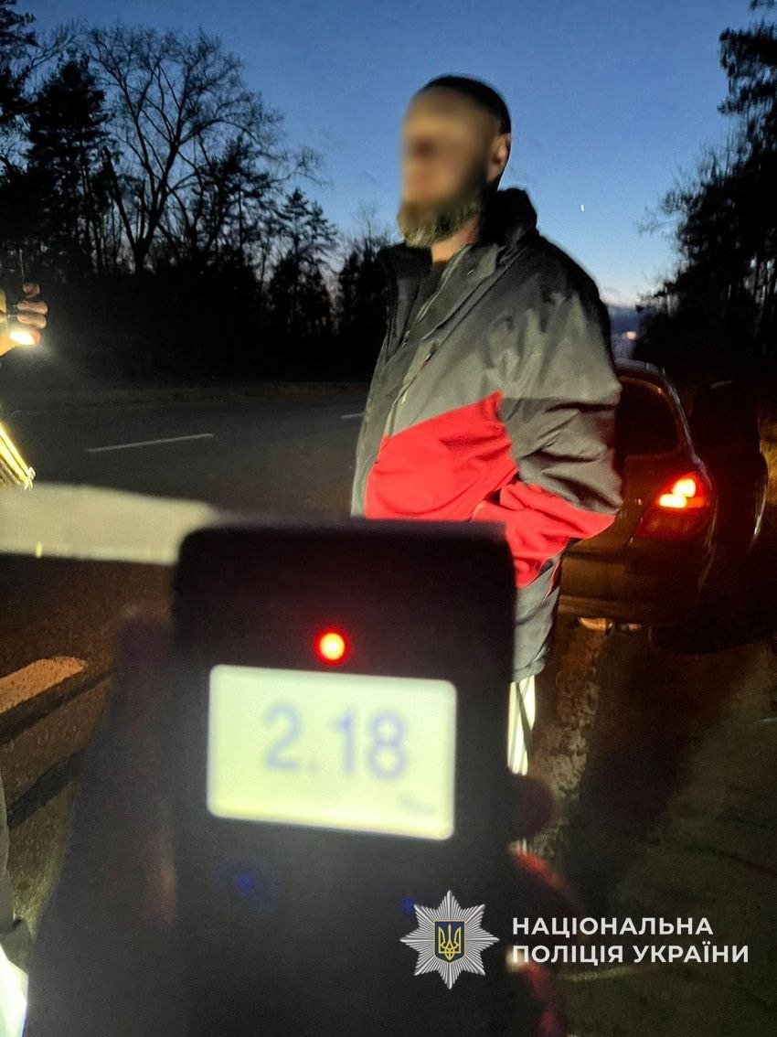 Порушили ПДР: у Чернігівському районі патрульні зупинили п‘яного водія легковика та мотоцикліста