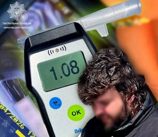 На Чернігівщині водія зупинили за перевищення швидкості: виявився п‘яним і без прав