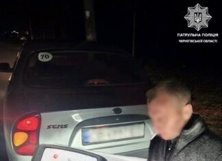 Їздив п‘яним в комендантську годину: у Чернігові водія відсторонили від керування