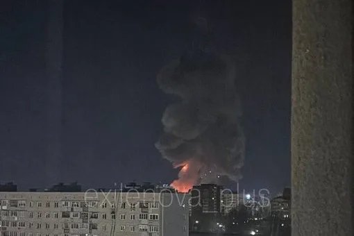 У мережі з'явилося відео удару імовірно "Фламінго" по оборонному заводу у чебоксарах