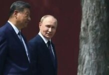 Сі Цзіньпін та путін обговорили війну в Україні під час зустрічі у Пекіні