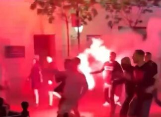 У Будапешті фанати ПСЖ та Арсеналу влаштували масову бійку перед фіналом ЛЧ