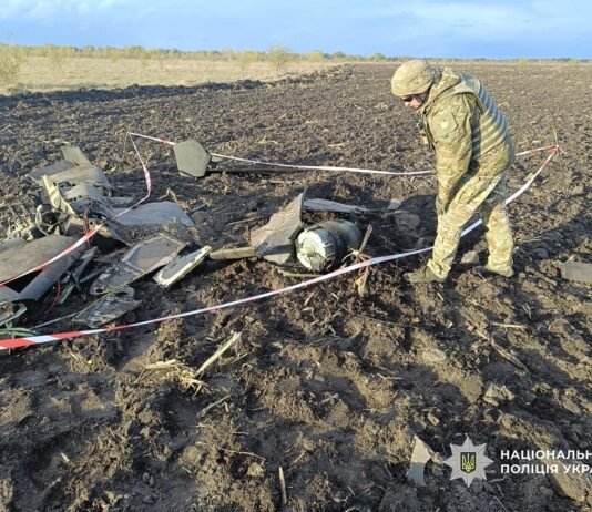 У Чернігівському районі знайшли залишки ударного БпЛА: бойова частина не здетонувала