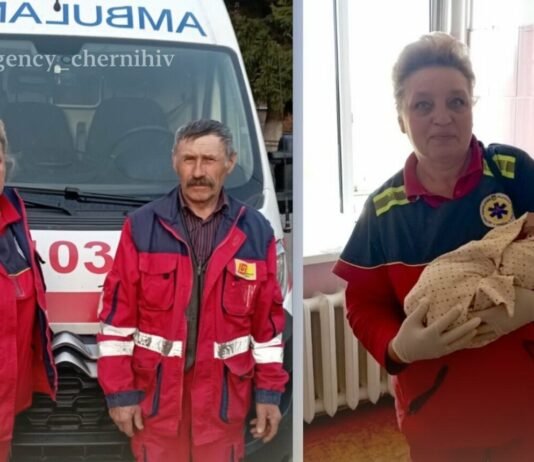 Пологи просто в авто «швидкої» на Чернігівщині: народилася дівчинка