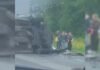 На трасі Київ – Чернігів зіткнулися два мікроавтобуси: одного пасажира деблокували