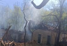 Кадри знищених ворожою атакою будинків в селі Лизунівка на Чернігівщині (Фото)