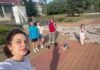 Вишиванка на площі: у центрі Бахмача відновили патріотичний елемент (Фото)
