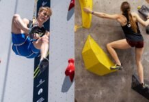 Украинские скалолазы установили два рекорда в первом этапе Кубка мира в Китае