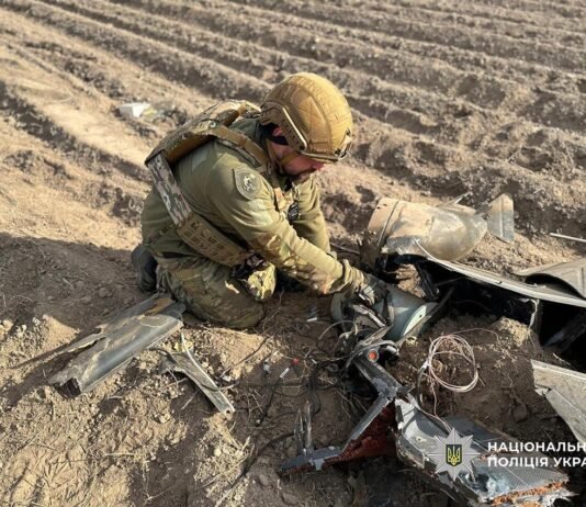 У Чернігівському районі знайшли залишки російського ударного БпЛА