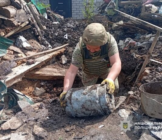 На Чернігівщині на приватному подвір‘ї виявили термобаричну бойову частину російського «шахеда»