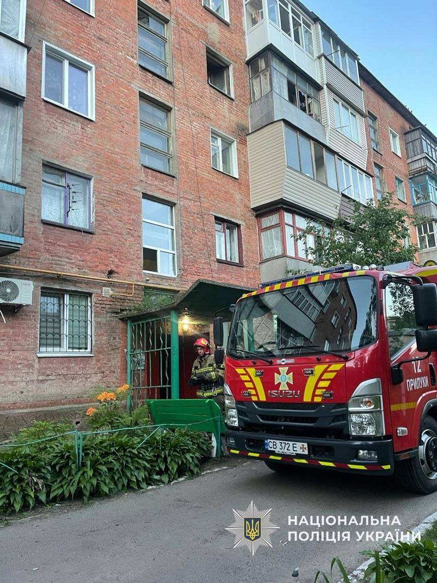 Нічна пожежа у Прилуках забрала життя двох людей: 16-річного юнака вдалося врятувати