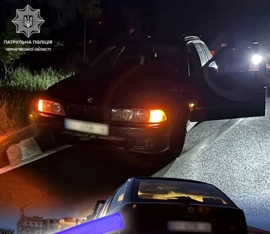 Їздив Черніговом п‘яним у комендантську годину: водій BMW «надув» 2,14 проміле