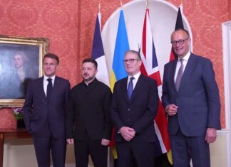 Зеленський у Лондоні обговорив з лідерами Британії, Франції та ФРН удари по росії та нову допомогу