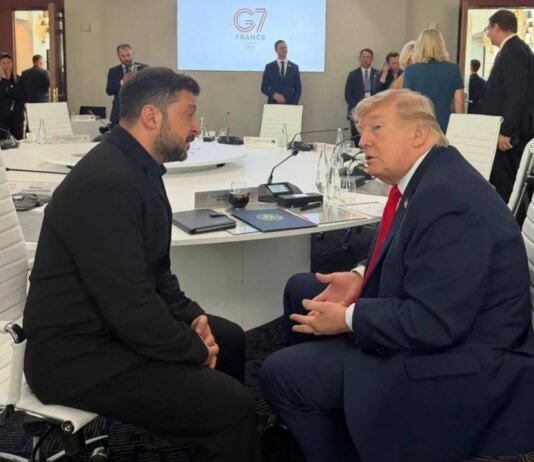 Зеленський підтвердив зустріч з Трампом на саміті G7 і поділився фото