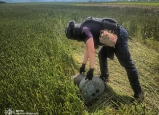 Небезпечна знахідка на Чернігівщині: у полі виявили крилату ракету Х-101