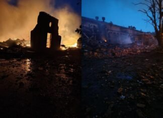Россияне атаковали киностудию Довженко в Киеве: уничтожена крупнейшая в стране коллекция костюмов (видео)