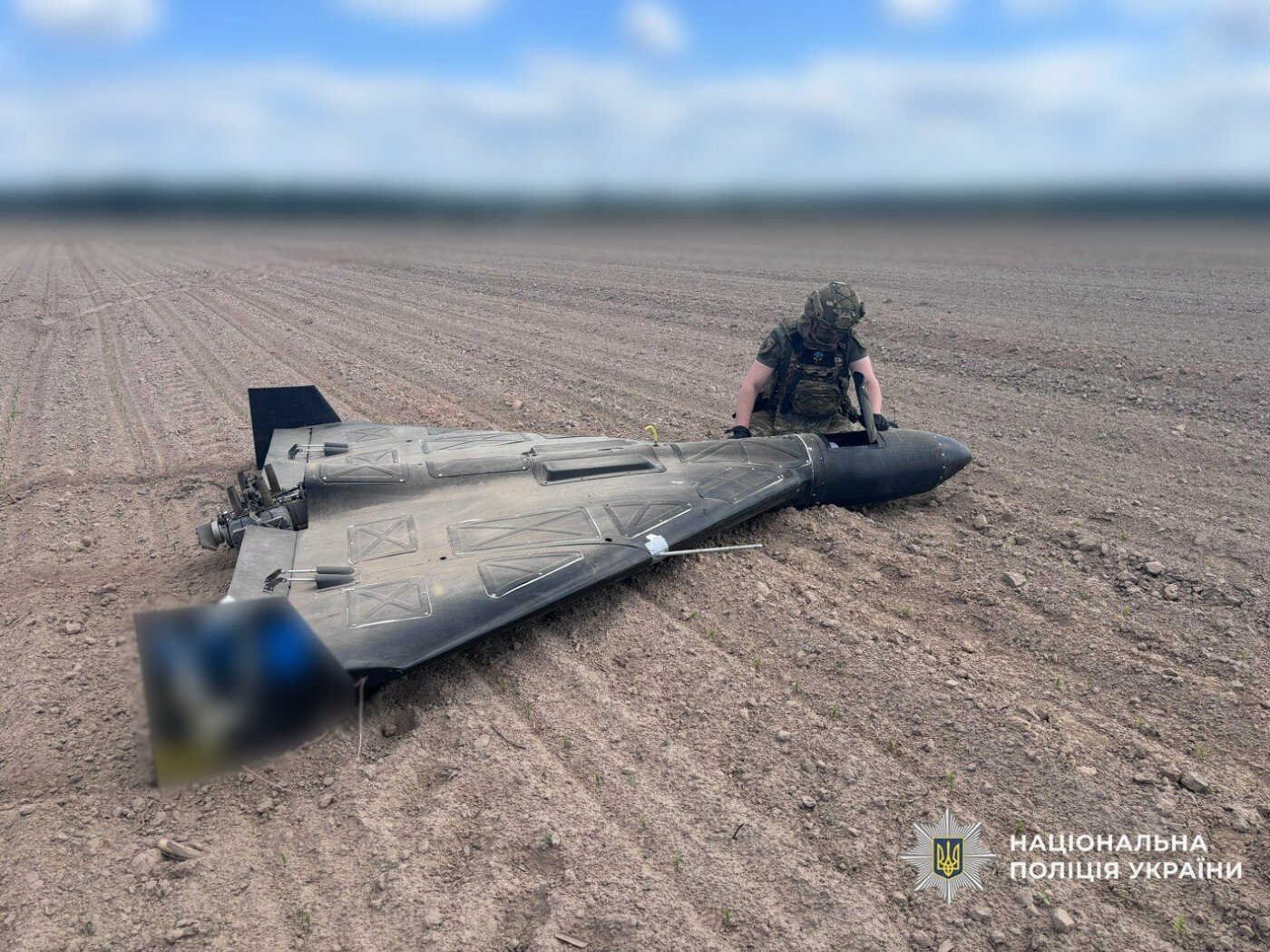 На Чернігівщині знешкодили російський дрон із 90-кілограмовою термобаричною бойовою частиною