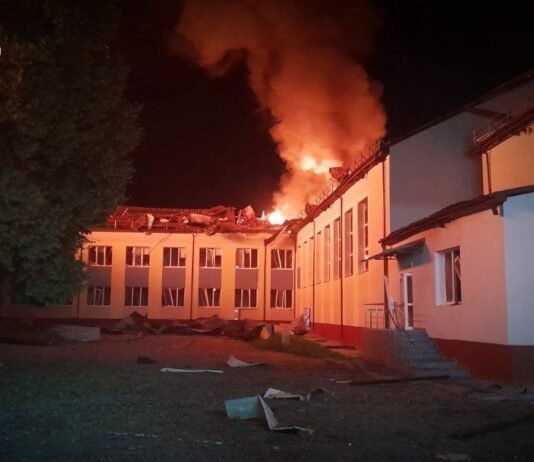 Росіяни вдруге зруйнували ліцей на Чернігівщині, який відбудували після ракетного удару 2022 року