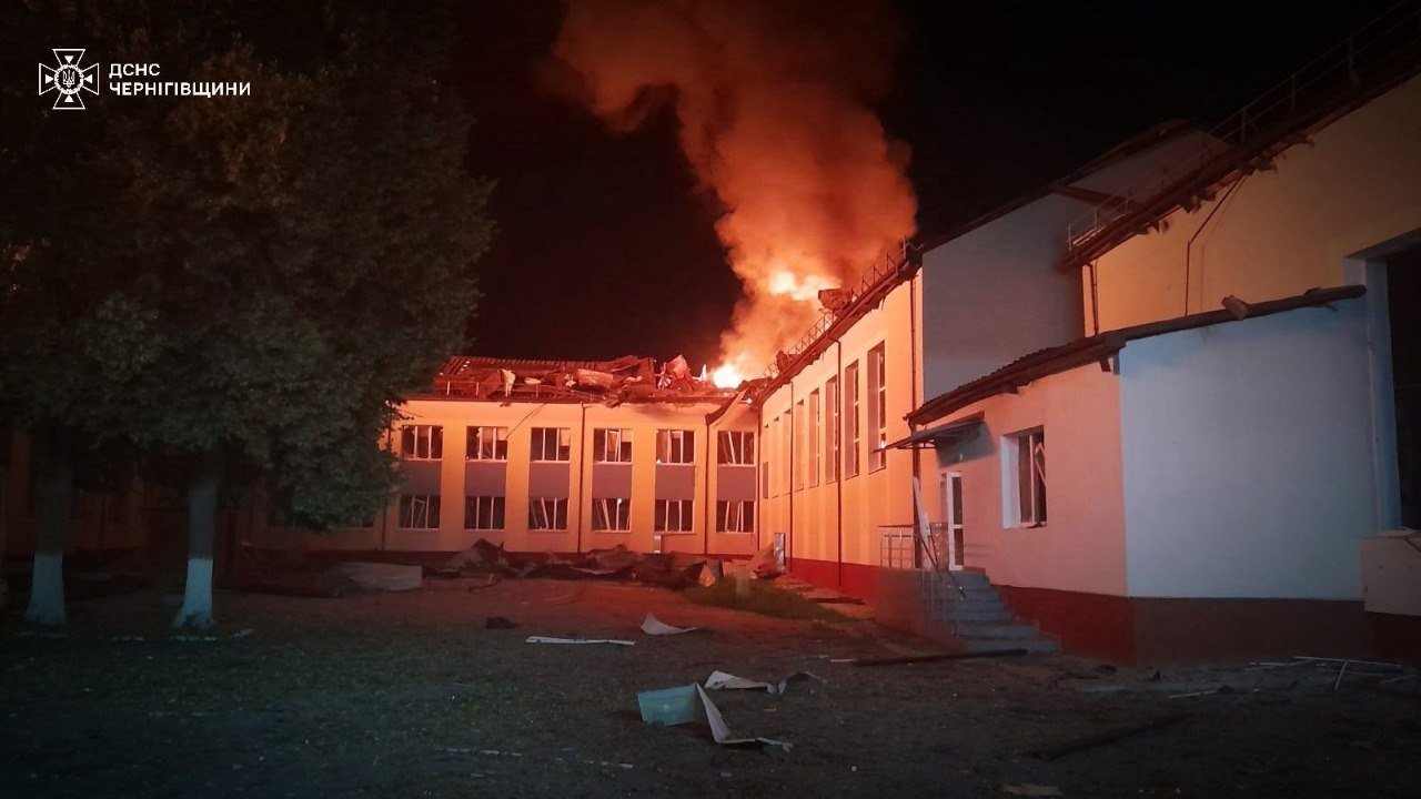 Росіяни вдруге зруйнували ліцей на Чернігівщині, який відбудували після ракетного удару 2022 року