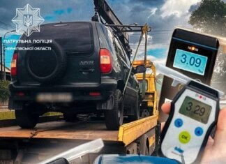 2,32 та 3,29 проміле: у Чернігові патрульні виявили двох п‘яних водіїв