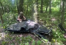 Впав у лісосмузі: у Чернігівському районі знайшли російський БпЛА, збитий Силами оборони