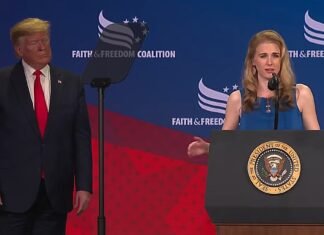 Трамп появился на саммите НАТО в сопровождении гламурной блондинки: кто такая Натали Харп