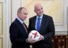 ФІФА розгляне повернення російських команд до міжнародних турнірів після рішення МОК