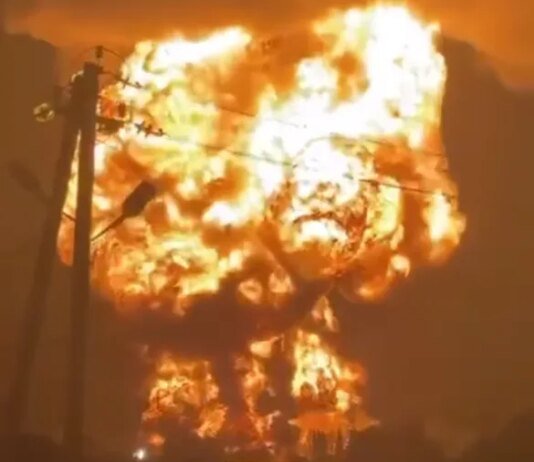Губернатор ставропілля підтвердив нову атаку БПЛА та пожежу у промзоні, мешканці публікують вогонь на НПЗ