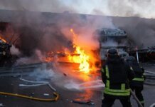 Війська рф завдали удару по складу "Нової пошти" у Запоріжжі