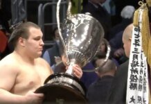 Український сумоїст Явгусишин втретє виграв Кубок імператора в Японії