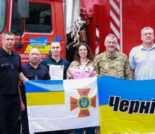 Бельгія передала ДСНС Чернігівщини новий спецавтомобіль