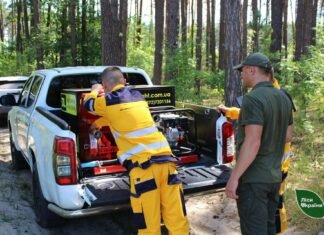 Шість нових лісопожежних модулів надійшли до Чернігівщини та Сумщини