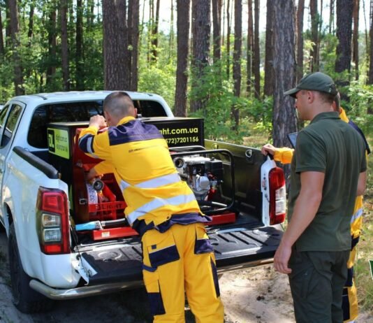 Шість нових лісопожежних модулів надійшли до Чернігівщини та Сумщини
