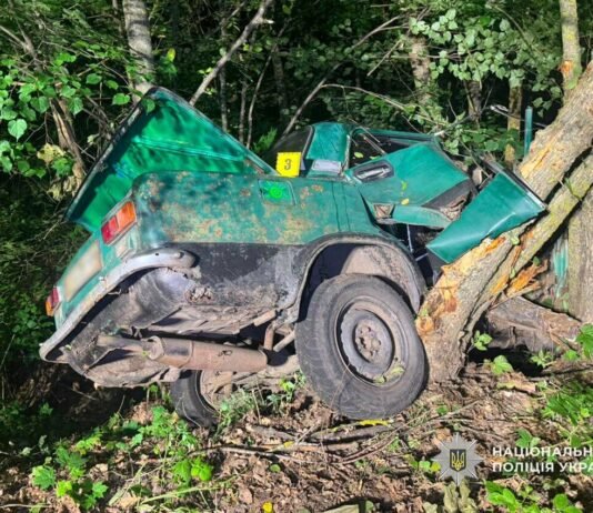 У ДТП на Ніжинщині загинув 22-річний пасажир: неповнолітнього водія затримали