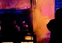 На Чернігівщині через атаку російського дрона загорілося підприємство
