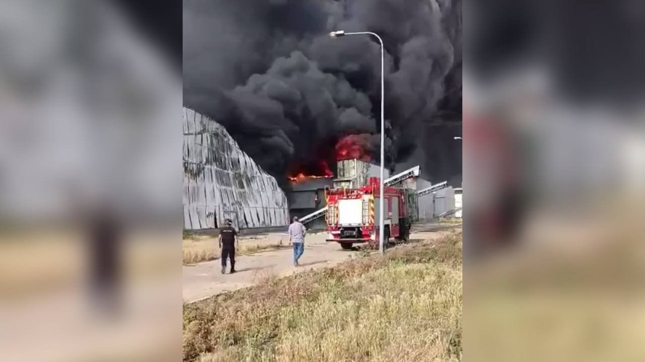 КАБы РФ разрушили одну из крупнейших птицефабрик Европы: вспыхнул масштабный пожар (видео)