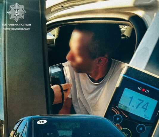 У Чернігові з самого ранку спіймали пʼяного водія