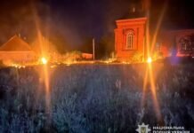 Російський дрон атакував територію церкви на Чернігівщині: пошкоджено фасад та вікна