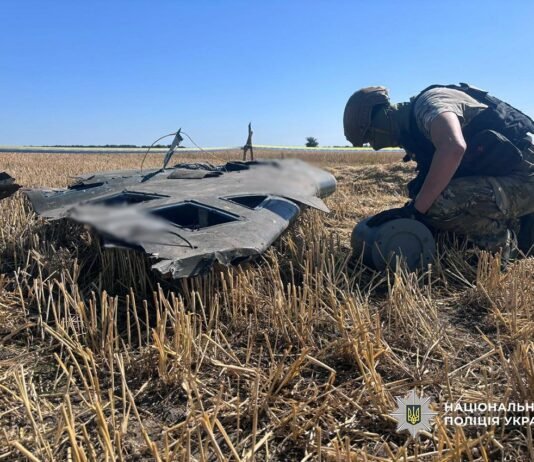 Небезпечна знахідка посеред поля: на Чернігівщині виявили російський реактивний БпЛА