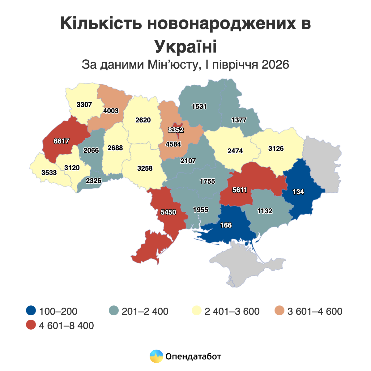На Чернігівщині смертність майже у шість разів перевищила народжуваність: статистика за пів року