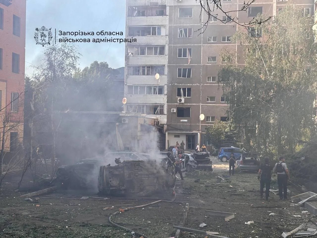 Кількість поранених у Запоріжжі після атаки рф зросла до 11 — ОВА