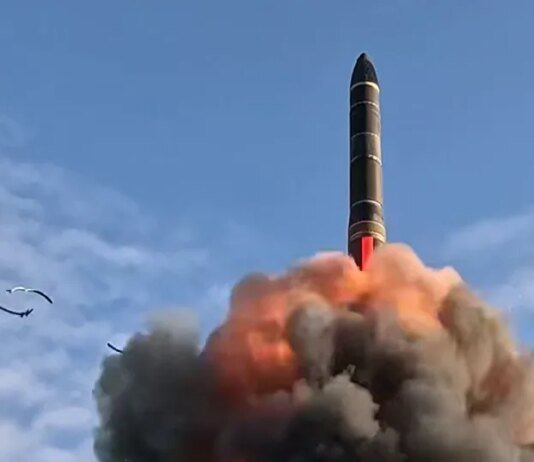 росія провела навчальний запуск міжконтинентальної балістичної ракети