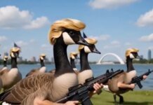 Трамп опублікував ШІ-відео з озброєними "качками Дональда", які охороняють "озеро Америка"