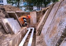 На вулиці Загривного у Чернігові замінили 160 метрів старих труб