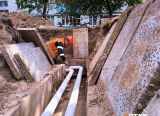 На вулиці Загривного у Чернігові замінили 160 метрів старих труб