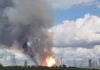 Без атак: в РФ внезапно загорелся недостроенный Амурский газохимический комплекс (видео)