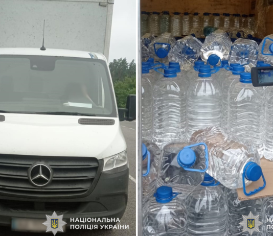 На Чернігівщині зупинили авто з 3500 літрами спирту: продукцію вилучили