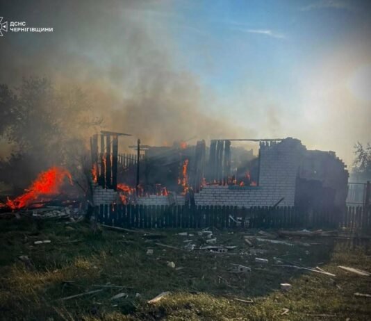 Росіяни вдарили дронами по приватних подвірʼях на Чернігівщині: четверо постраждалих